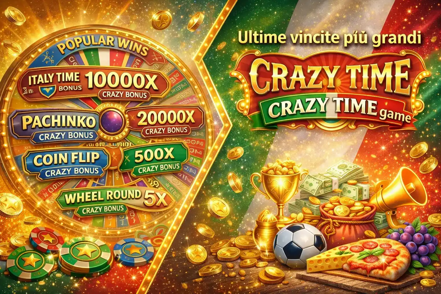 Ultime vincite più grandi CRAZY TIME game