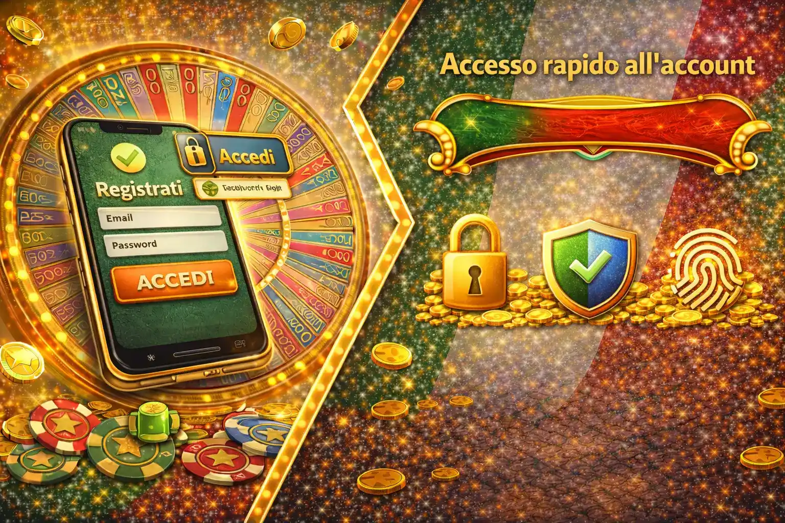 Accesso rapido all'account